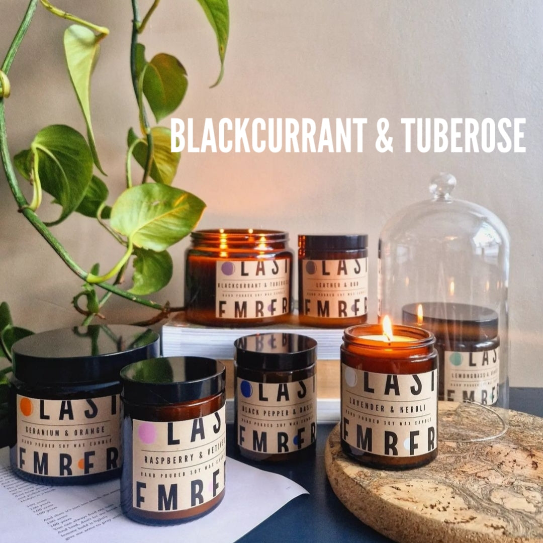 Scented Candle - BLACKCURRANT & TUBEROSE