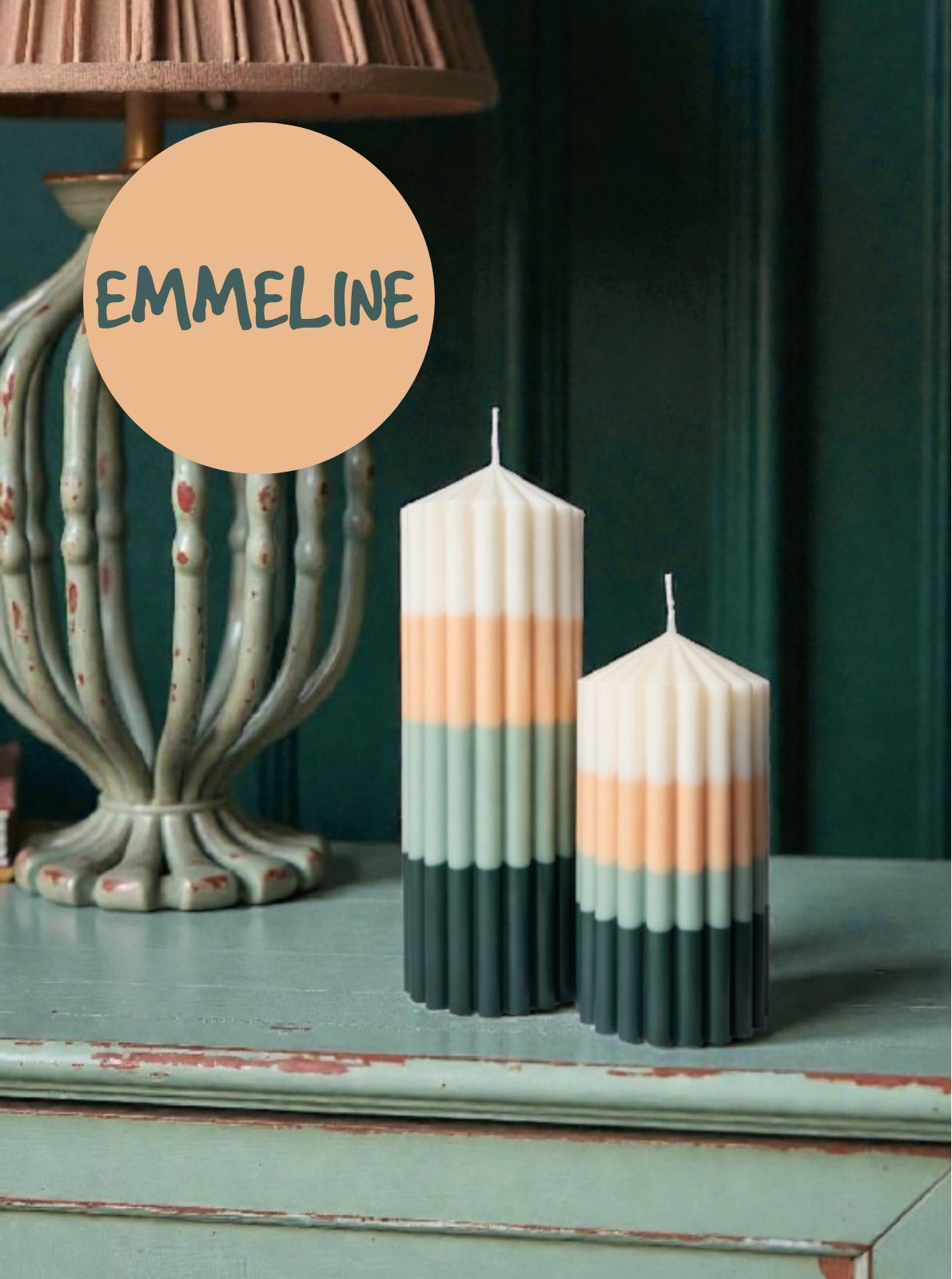 Layered Pillar Candle - EMMELINE