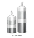 Layered Pillar Candle - MILDRED