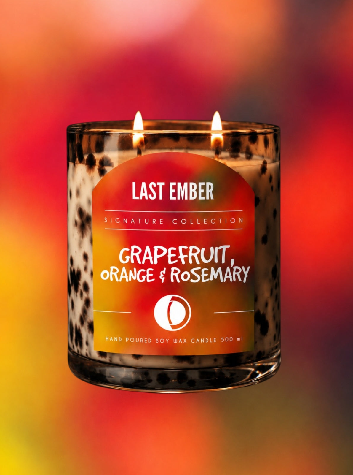 Large Scented Candle - Grapefruit, Orange & Rosemary