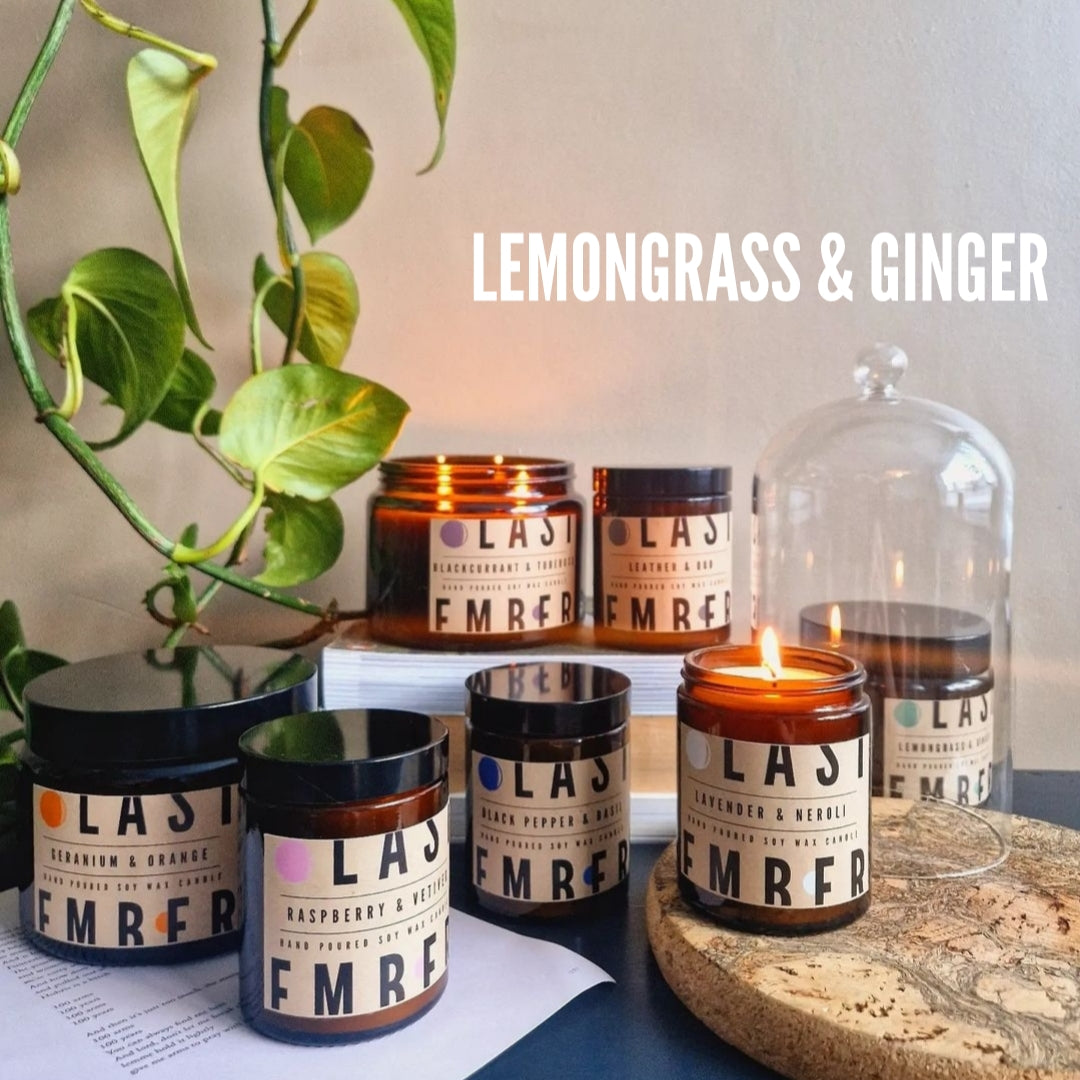 Scented Candle - LEMONGRASS & GINGER