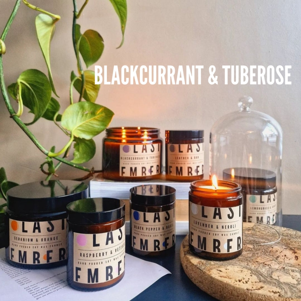 Scented Candle - BLACKCURRANT & TUBEROSE