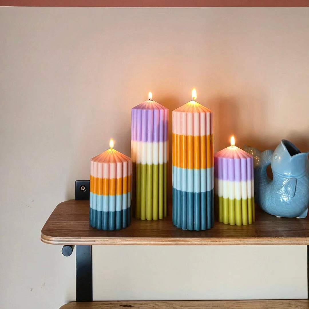 Pillar Candle - OLIVE